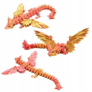 Pohyblivá figúrka draka Scaly GOLDROSE